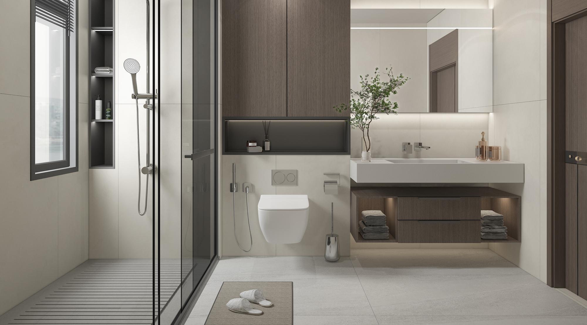 600×1200mm質感現(xiàn)代仿古磚，墻上那一抹高級魅力