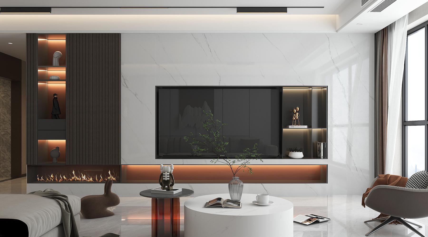 B-PLUS巖板 | 背景墻用TA，顏值“爆表”!